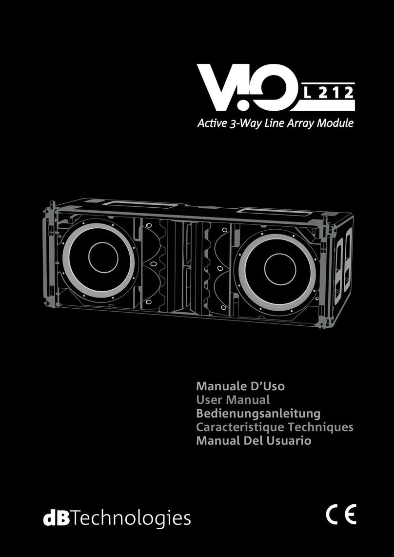 dB Technologies VIO L212 User manual