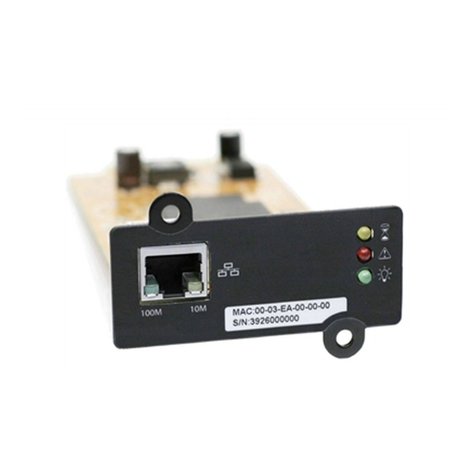 Vertiv Liebert IntelliSlot WEBRT3N User manual