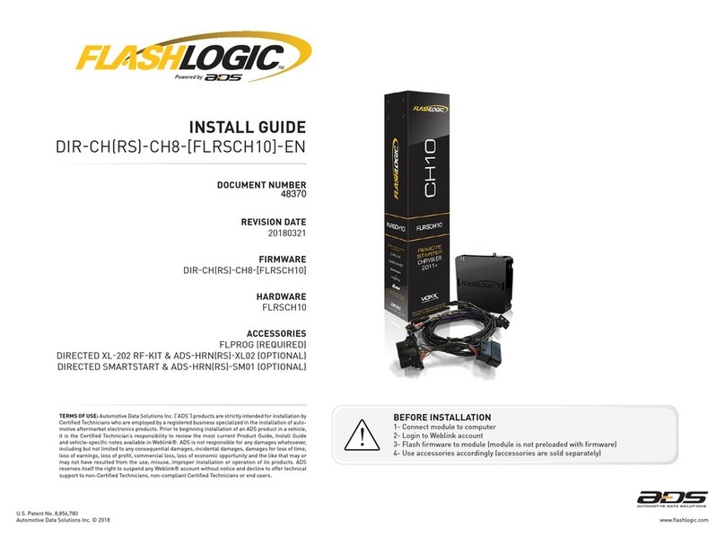 FlashLogic DIR-CH8 User manual