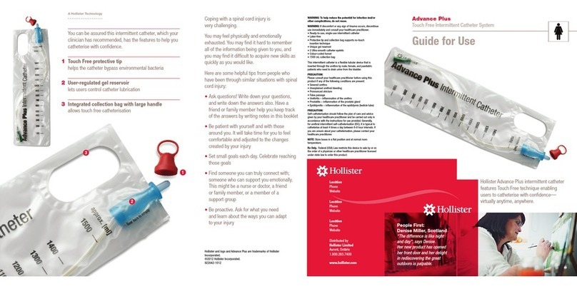 Hollister Advance Plus Guide for using