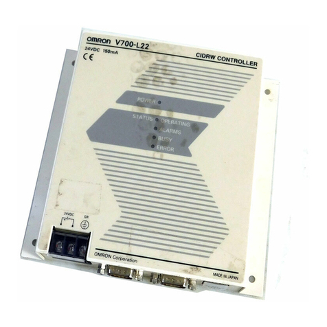 Omron V700 series Operation manual