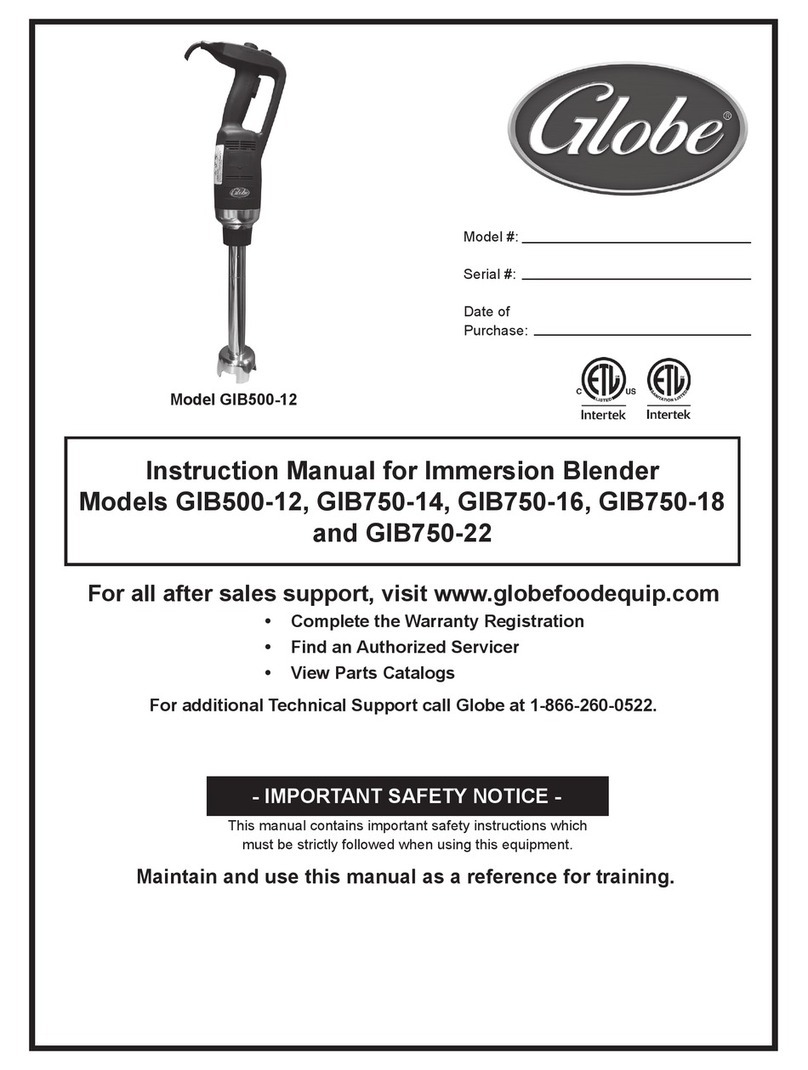 Globe GIB500-12 User manual