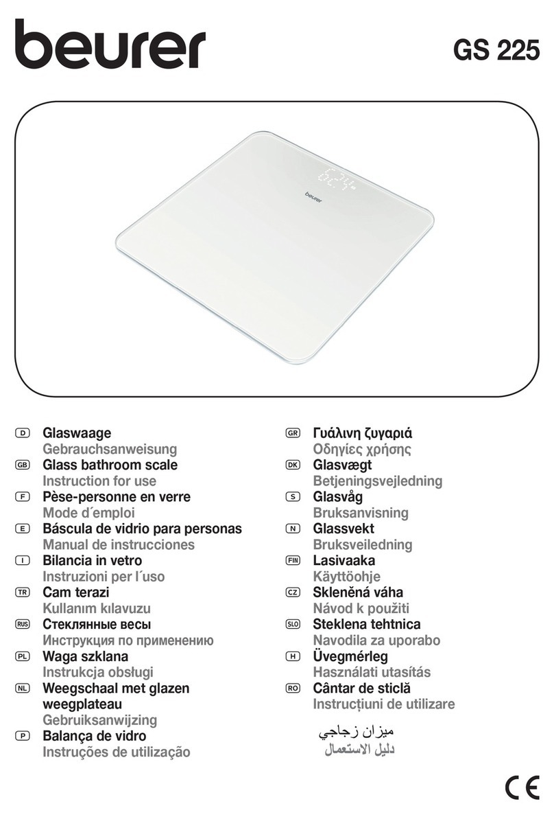 Beurer GS 225 Instructions for use