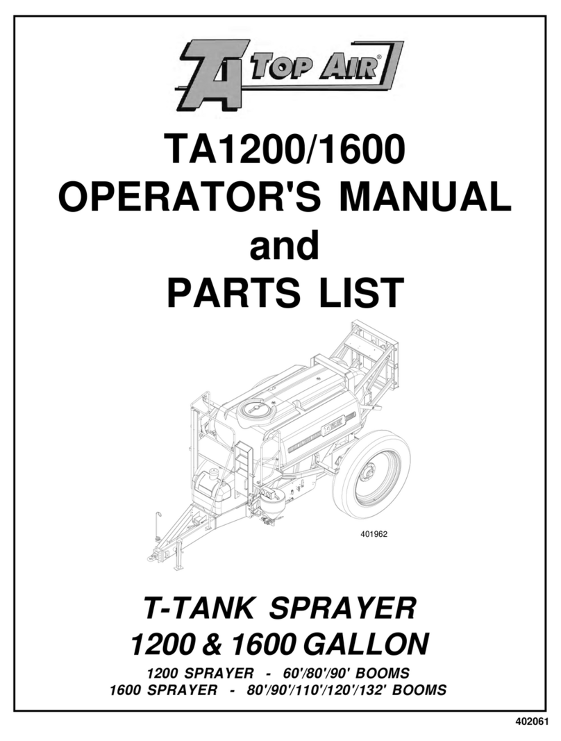 Top Air TA1200 Operator's manual and parts list
