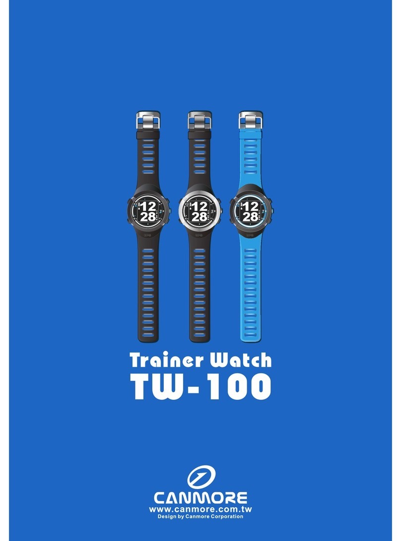 CanMore Trainer Watch TW-100 manual