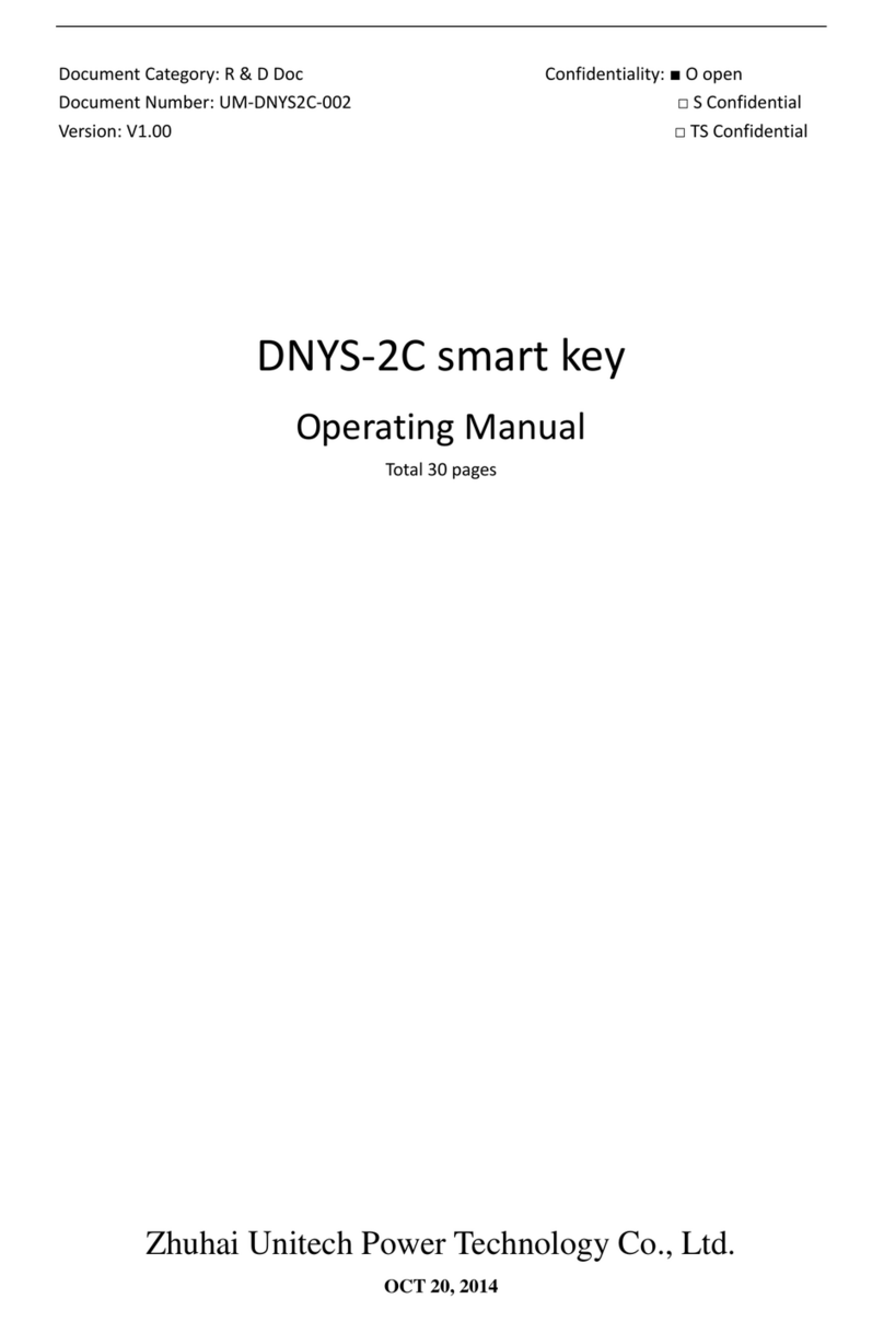 Unitech DNYS-2C operating manual
