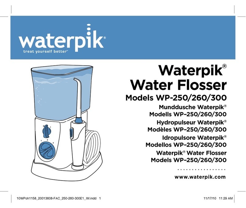 Waterpik WP-250 manual