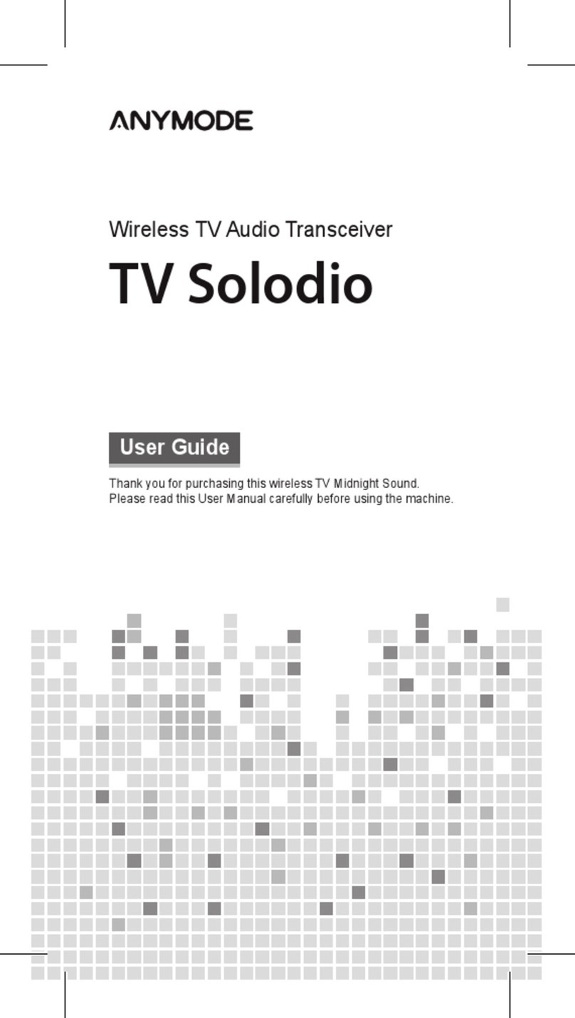 Anymode TV SOLODIO user guide