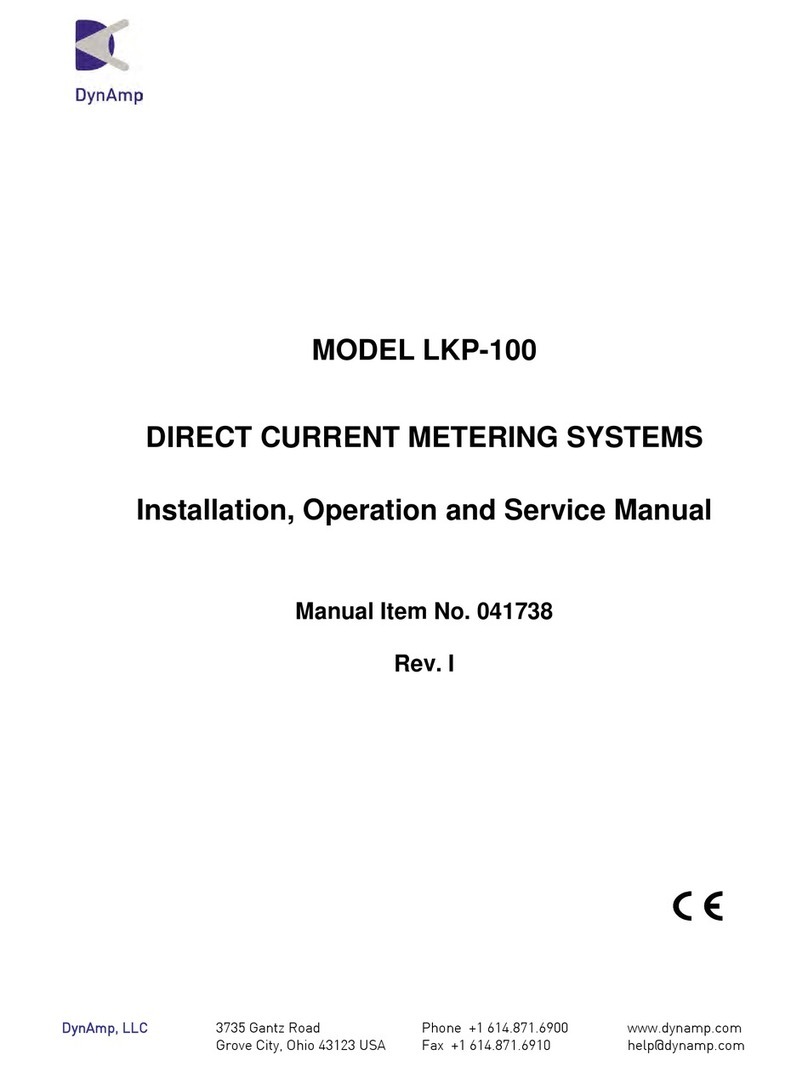 DynAmp LKP-100 Installation, operation and service manual