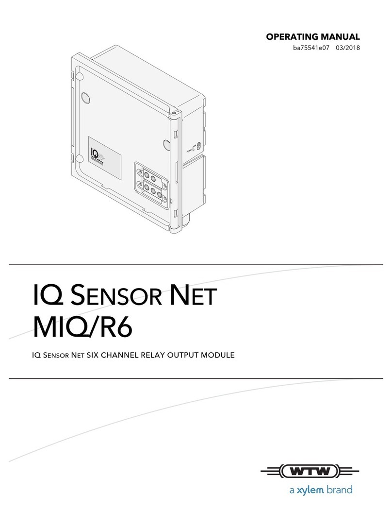 wtw IQ SENSOR NET MIQ/R6 operating manual wtw IQ SENSOR NET MIQ/R6 operating manual