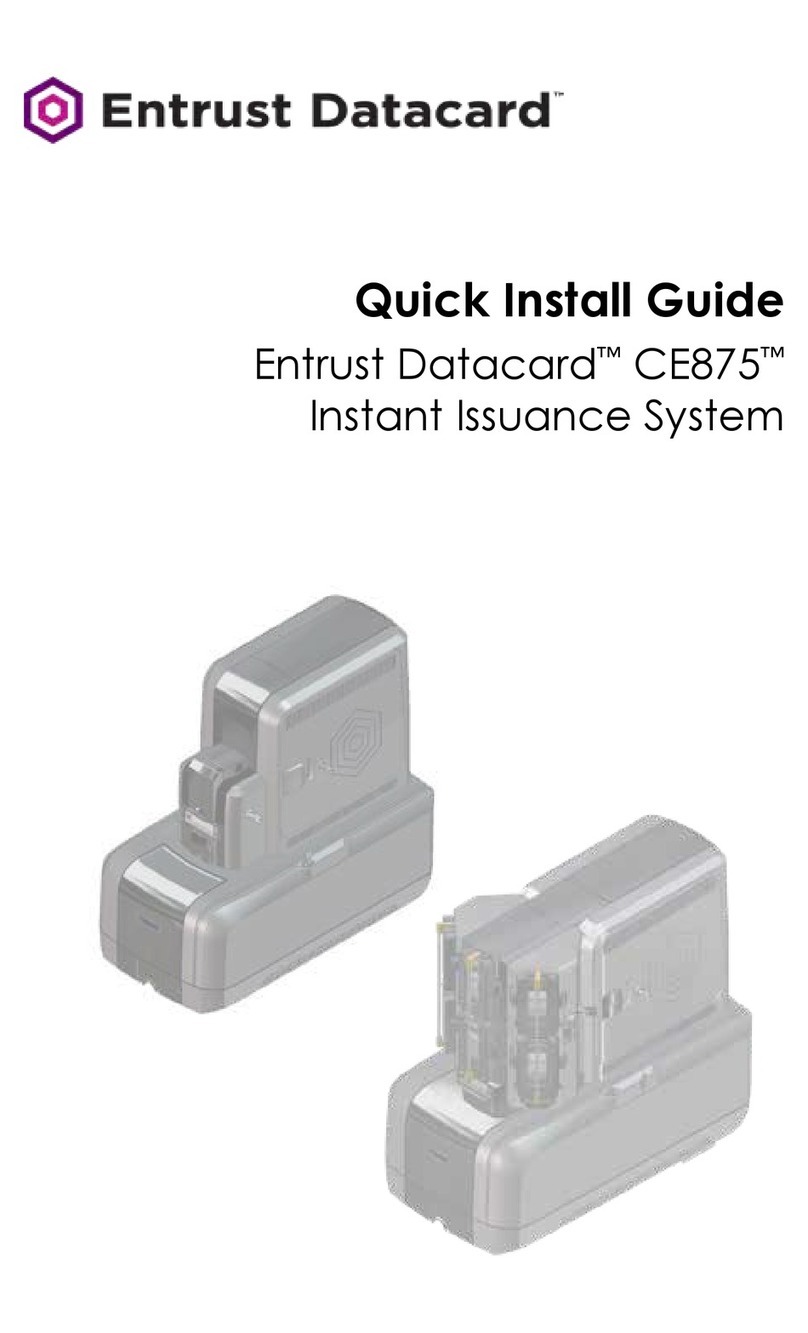 Entrust Datacard CE875 User manual Entrust Datacard CE875 User manual