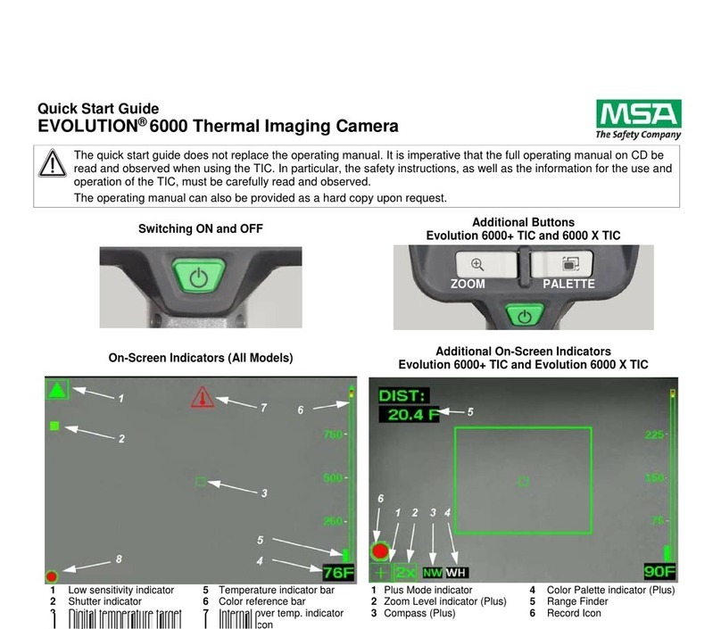 MSA Evolution 6000 User manual