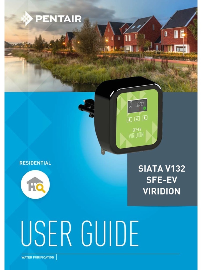 Pentair SIATA V132 SFE-EV VIRIDION user manual