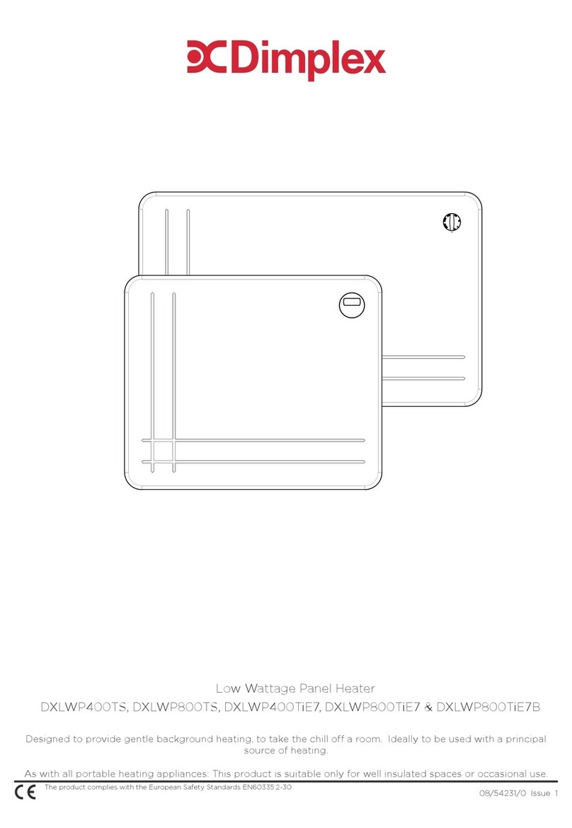Dimplex DXLWP400TS User manual