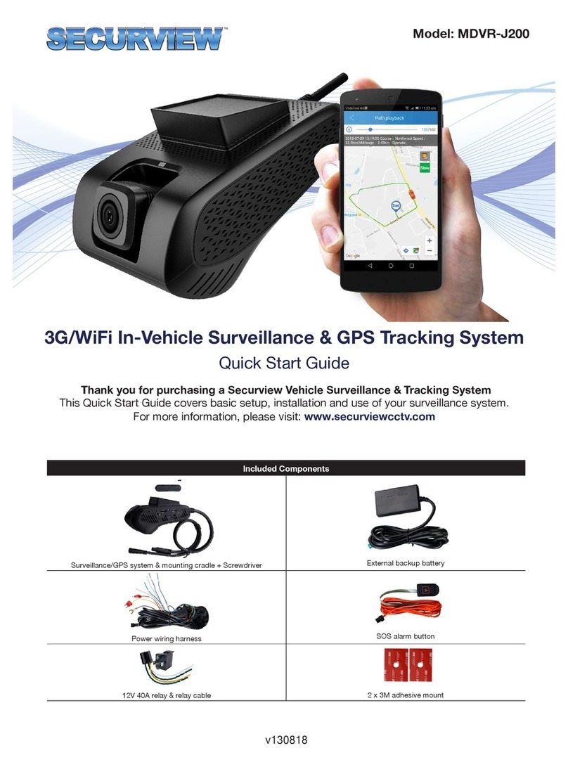 secureView MDVR-J200 quick start guide