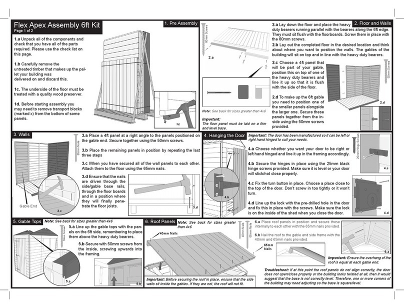 Tigersheds Flex Apex Assembly