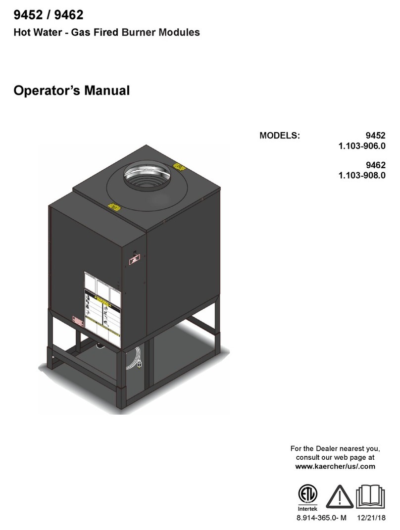 Hotsy 9452 Operator's manual
