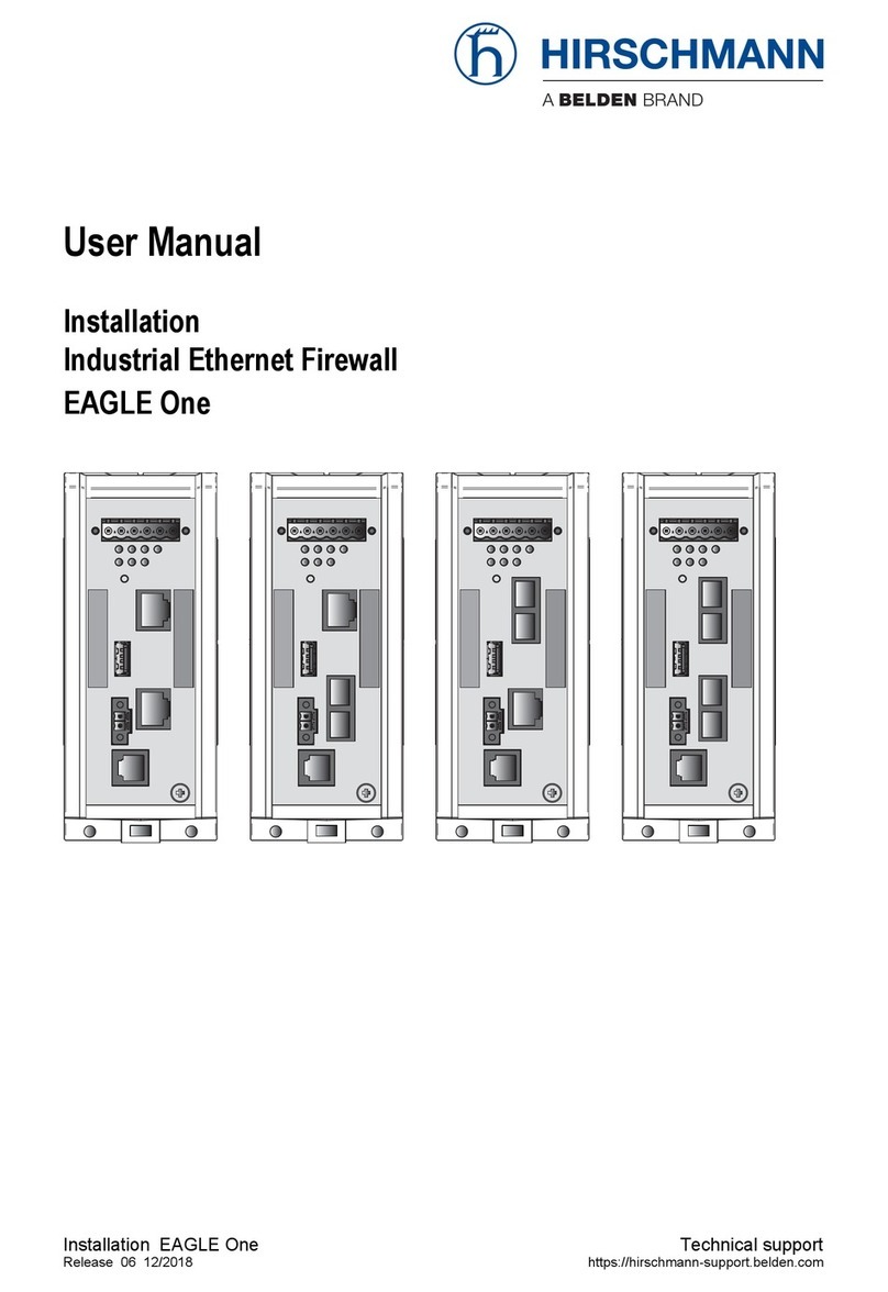 Hirschmann EAGLE One user manual Hirschmann EAGLE One user manual