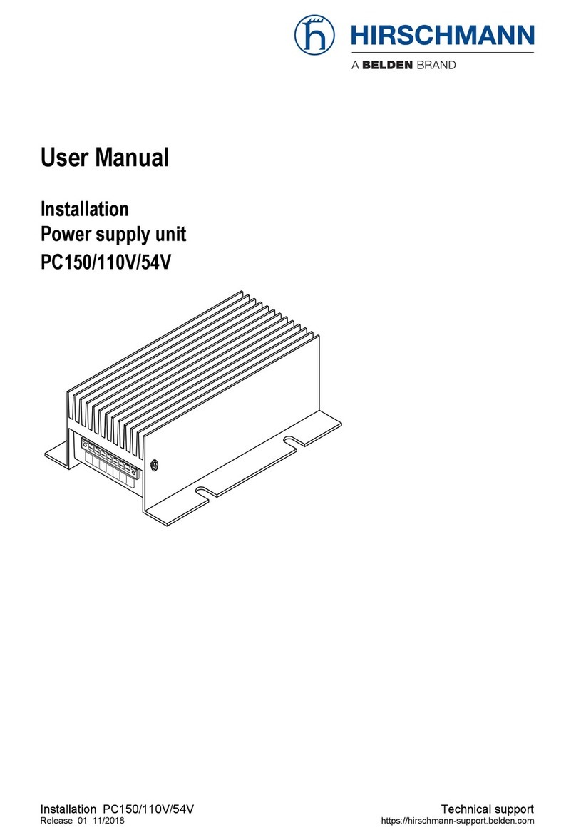 Hirschmann PC150/110V/54V User manual