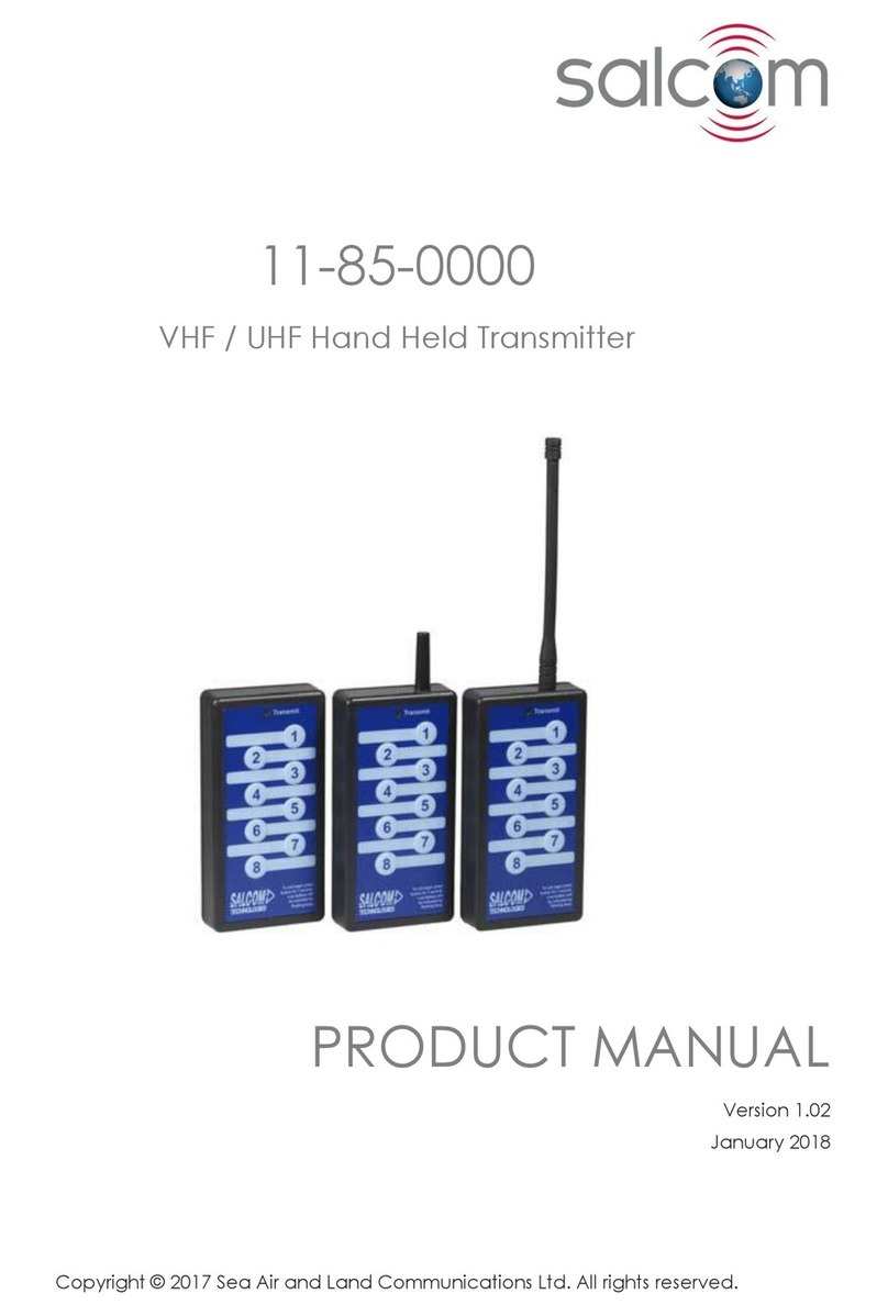 Salcom 11-85-0000 User manual