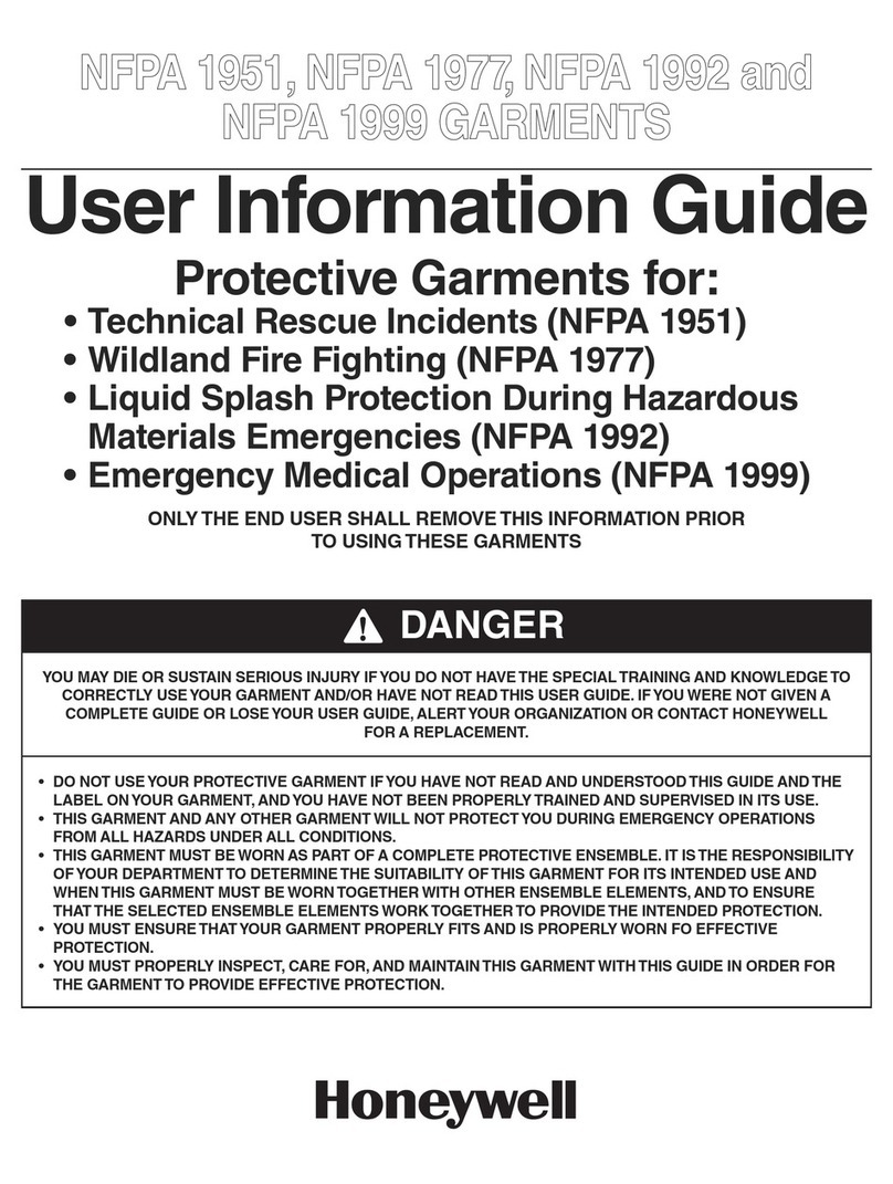 Honeywell NFPA 1951 Owner's manual