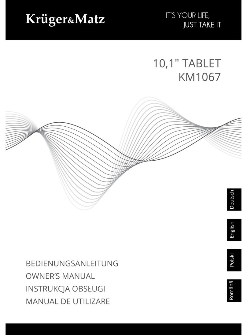 Kruger&Matz KM1067 User manual