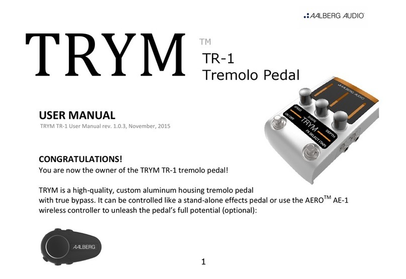 Aalberg Audio trym TR-1 user manual