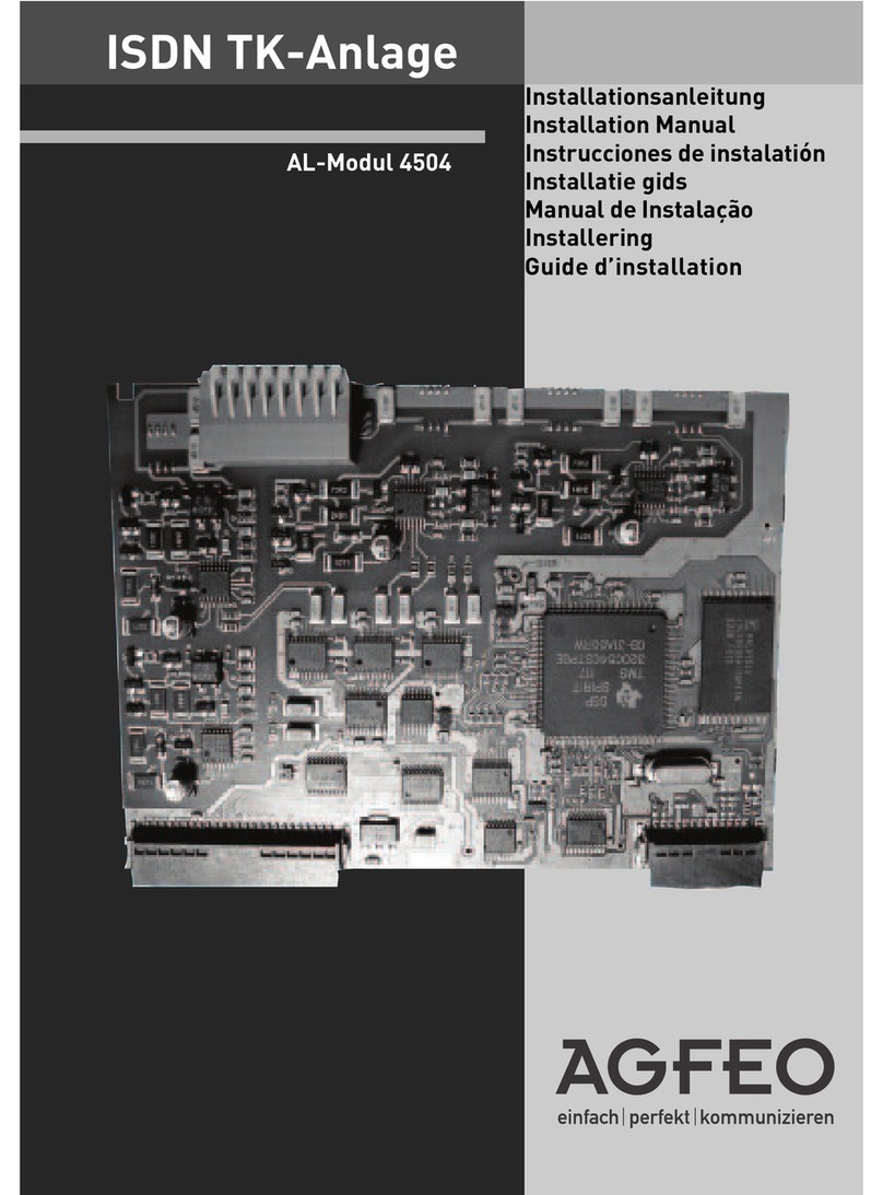 AGFEO AL-Module 4504 User manual