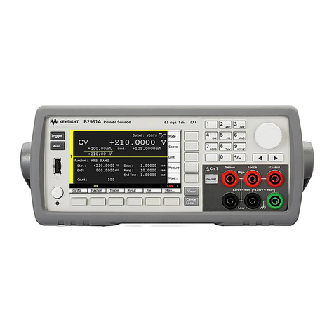 Keysight Technologies B2961A User manual Keysight Technologies B2961A User manual