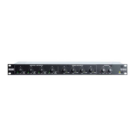 Rane MLM82S user guide