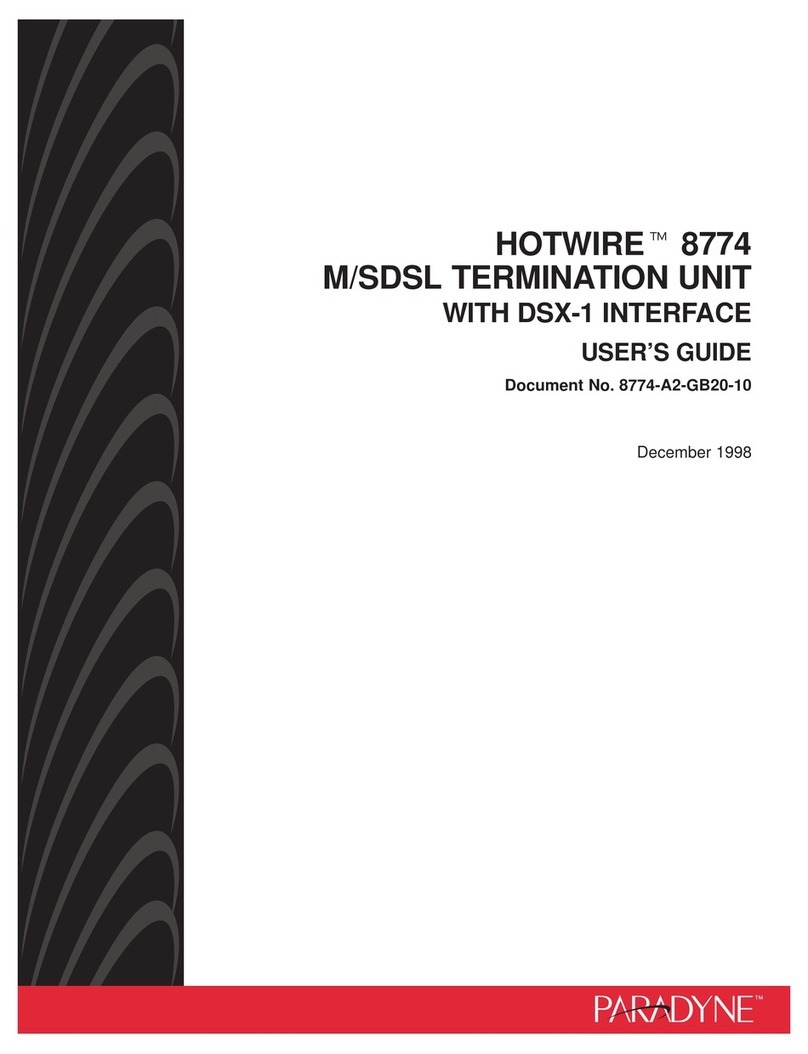 Paradyne Hotwire 8774 user guide