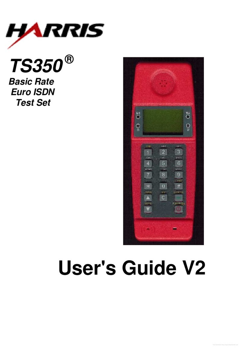 Harris TS350 user guide