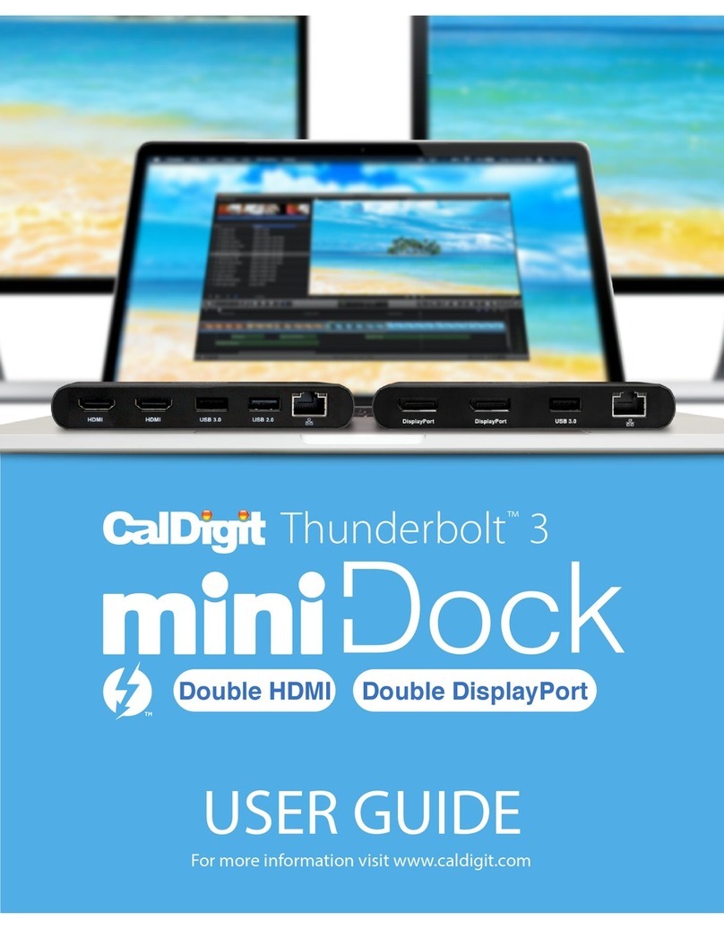 CalDigit Thunderbolt 3 miniDock user guide