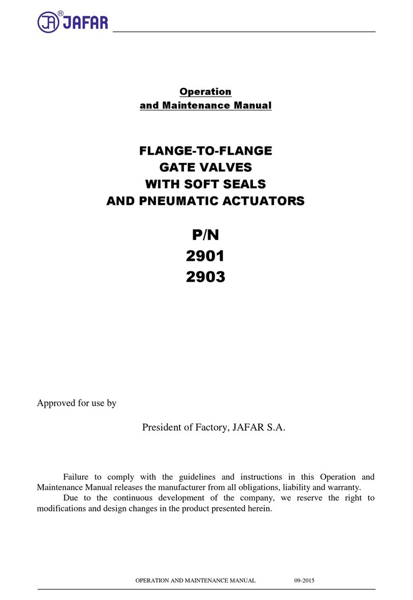 Jafar 2901 Operation and maintenance manual Jafar 2901 Operation and maintenance manual