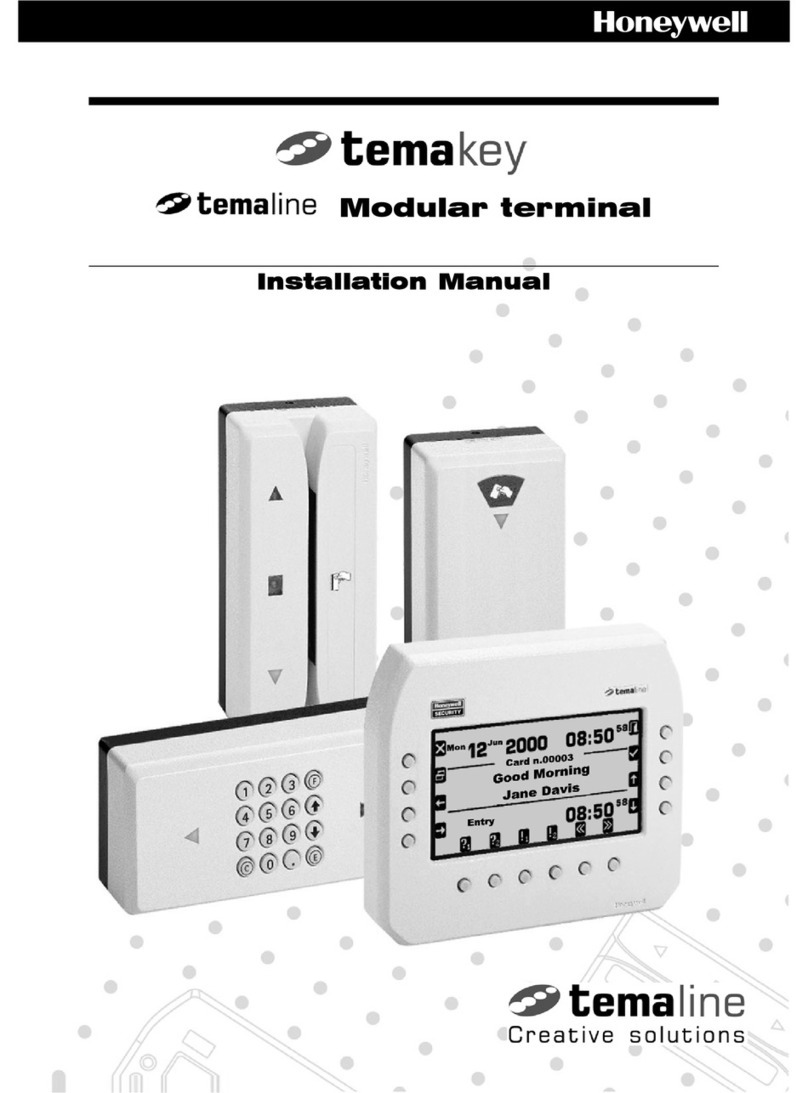 Honeywell TemaKey User manual