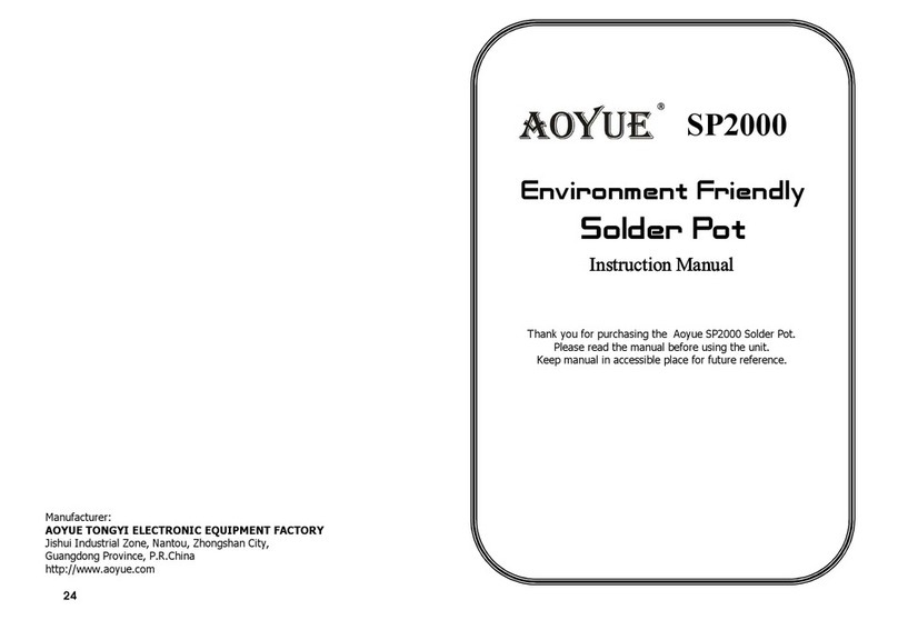 aoyue SP2000 instruction manual