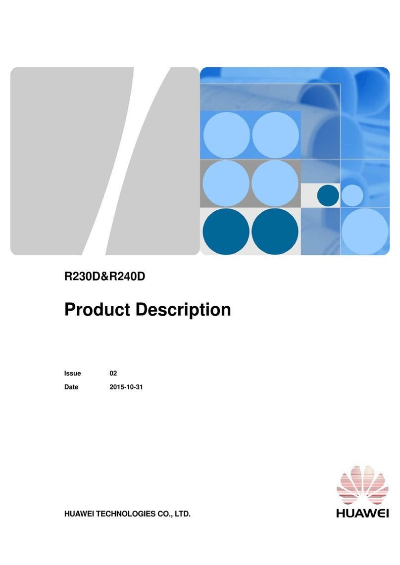 Huawei R230D Technical specifications Huawei R230D Technical specifications
