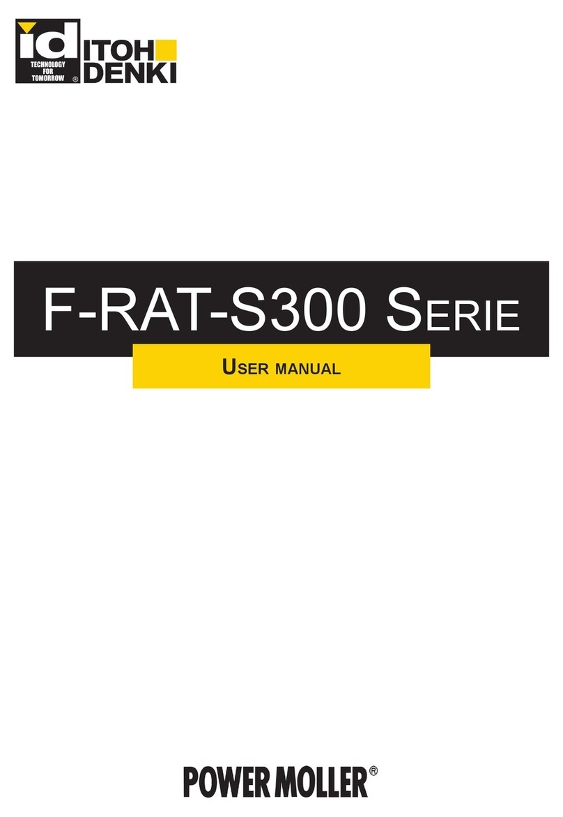 ITOH DENKI F-RAT-S300 Series user manual