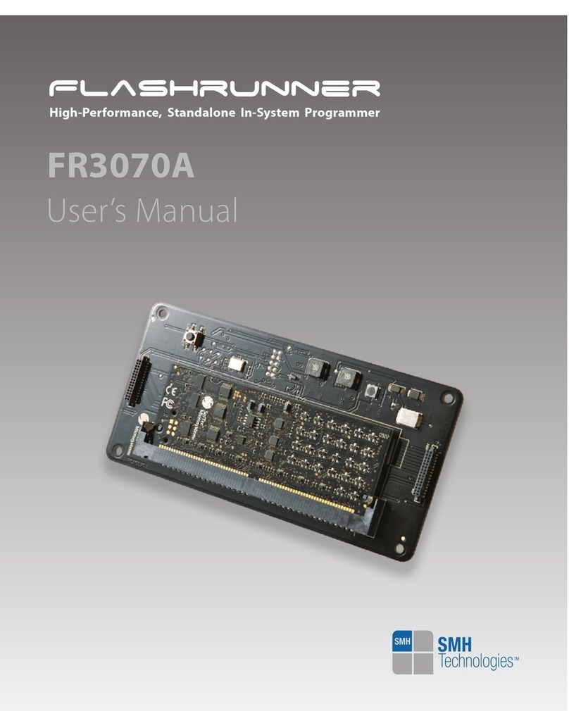 SMH Technologies Flashrunner FR3070A User manual