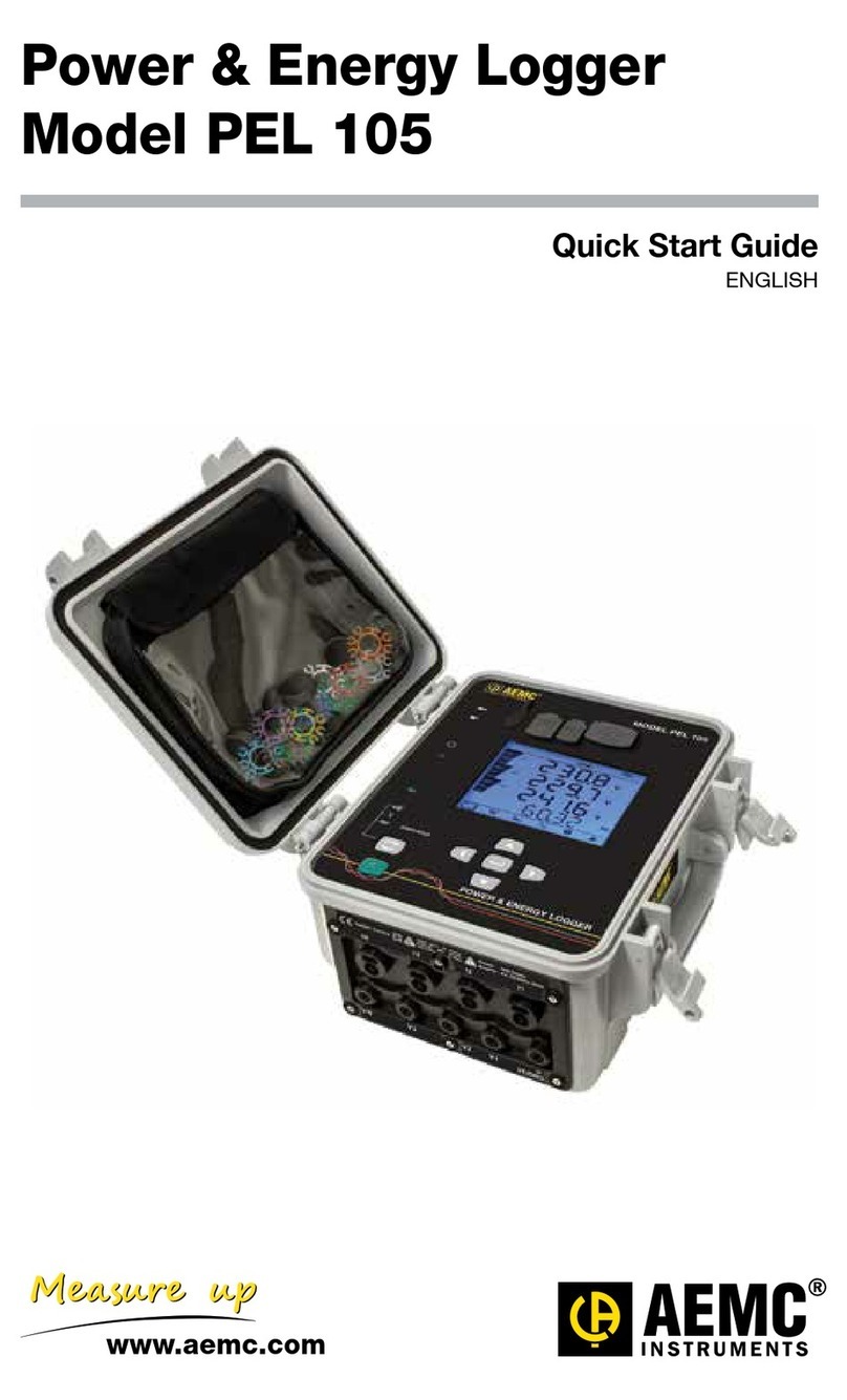 AEMC PEL 105 User manual