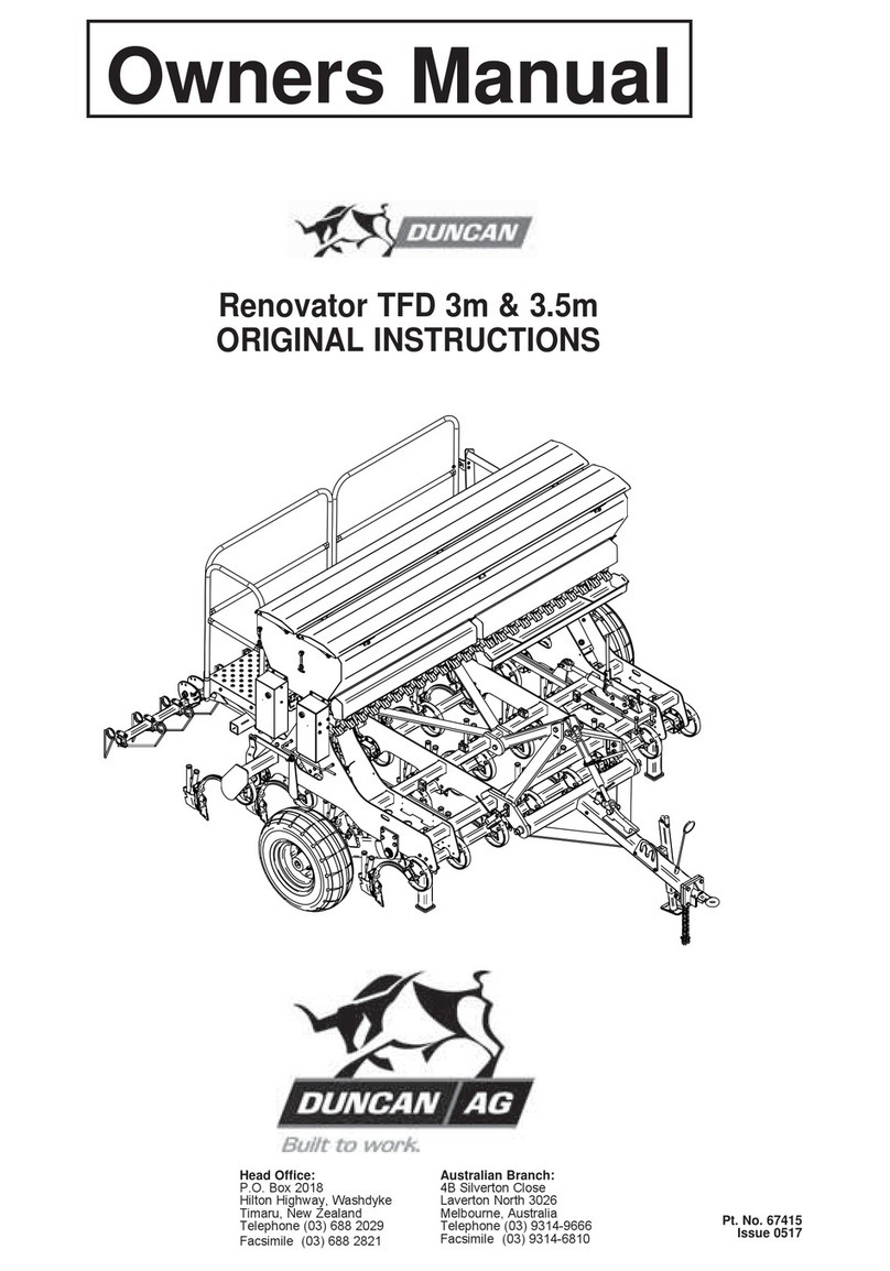 Duncan Renovator TFD User manual Duncan Renovator TFD User manual