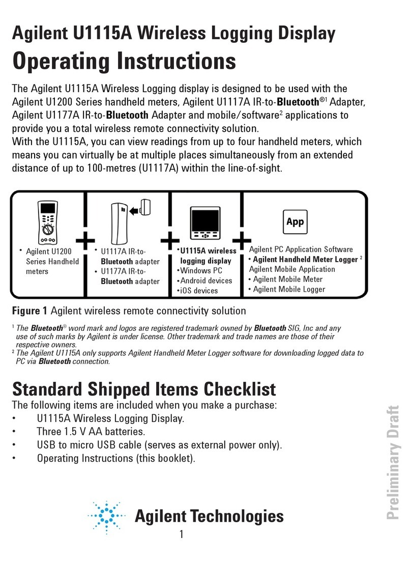 Agilent Technologies U1115A User manual