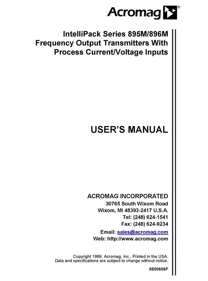 Acromag IntelliPack 895M Series user manual