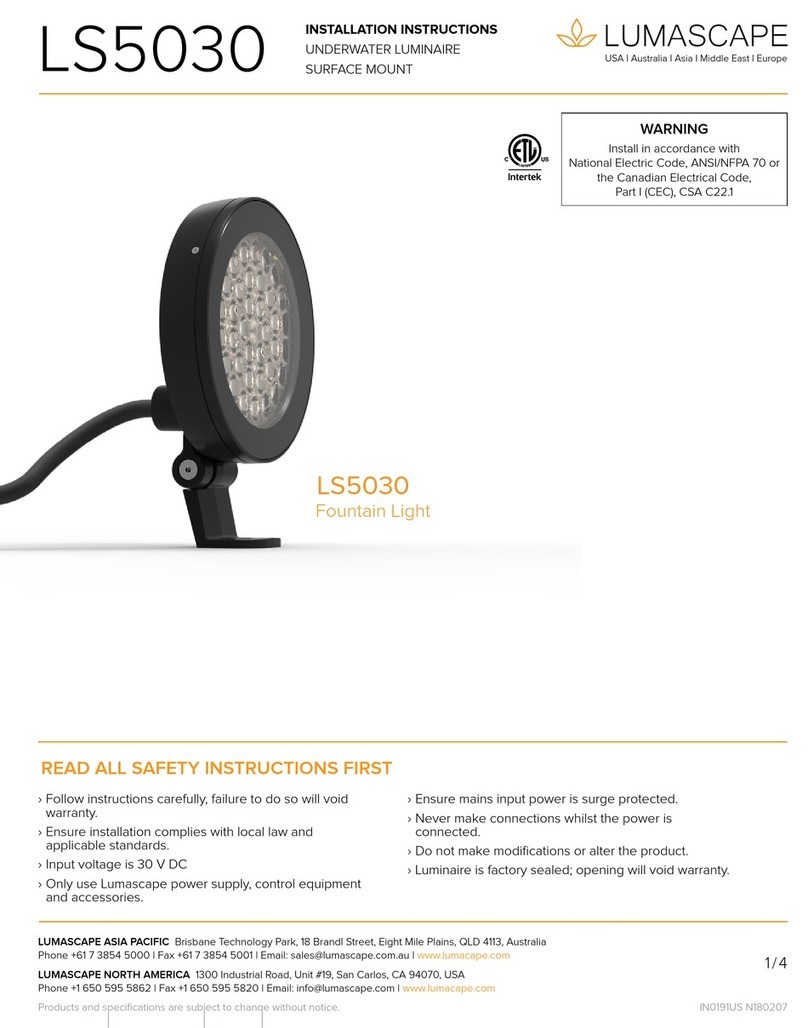 Lumascape LS5030 installation instructions