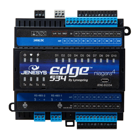 Lynxspring JENEsys Edge 534 installation guide Lynxspring JENEsys Edge 534 installation guide