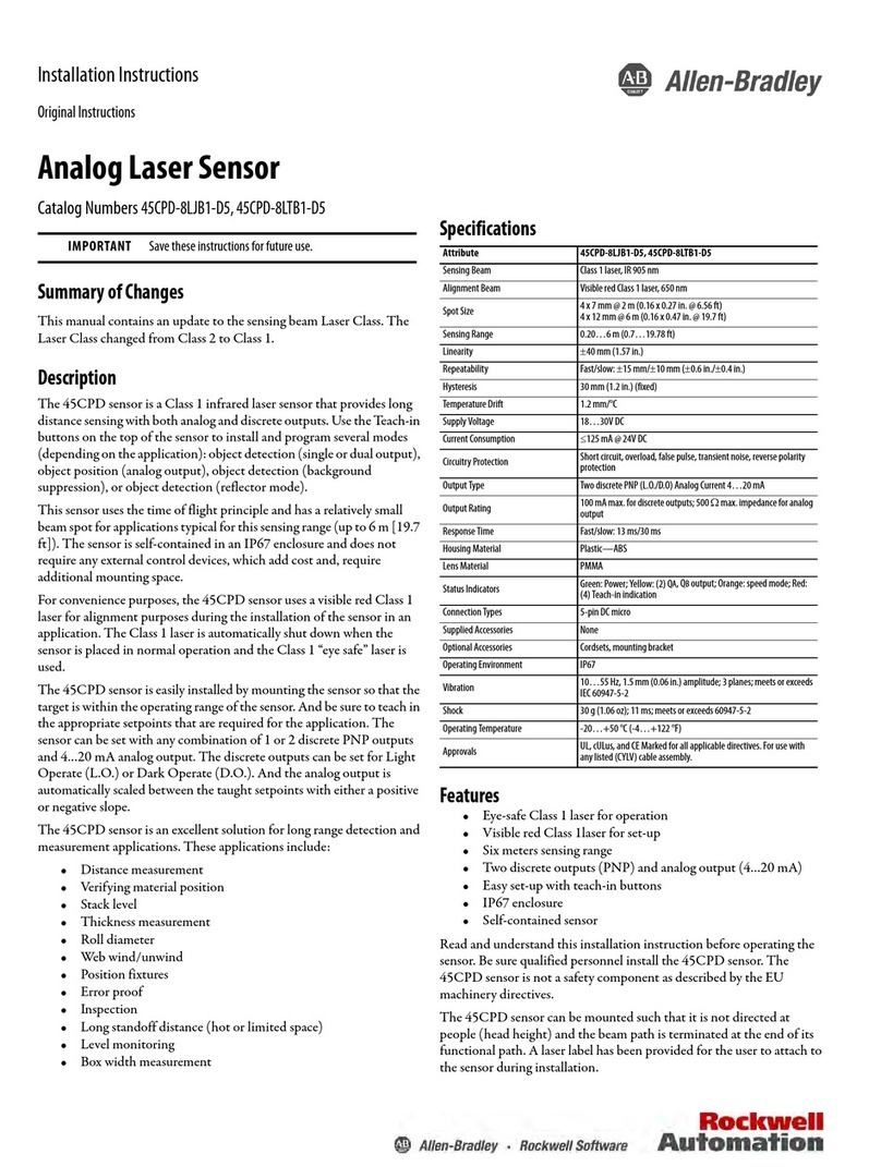 Allen-Bradley 45CPD-8LJB1-D5 installation instructions
