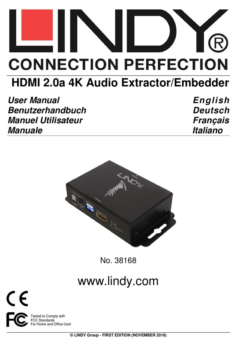 Lindy 38168 user manual