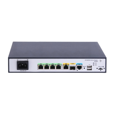 HP MSR954 Series User manual