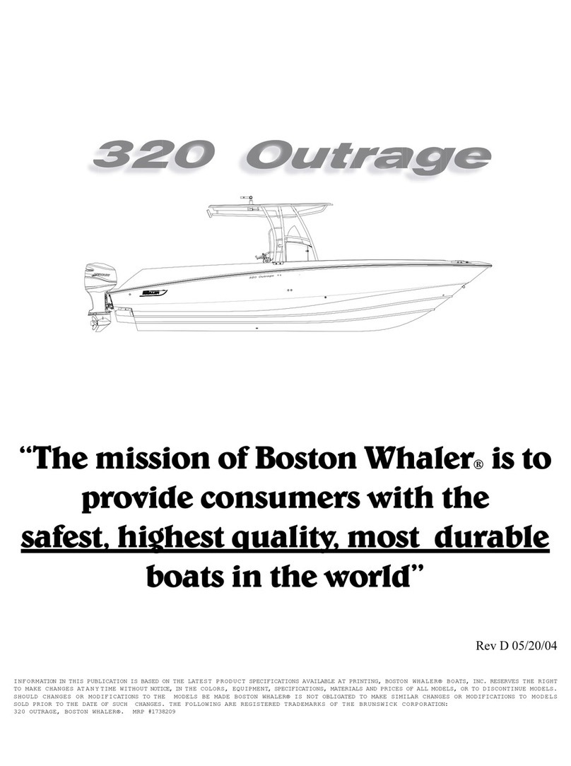 Boston Whaler 320 Outrage User manual