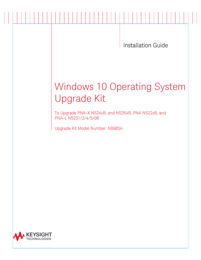 Keysight Technologies PNA-X N524xB User manual